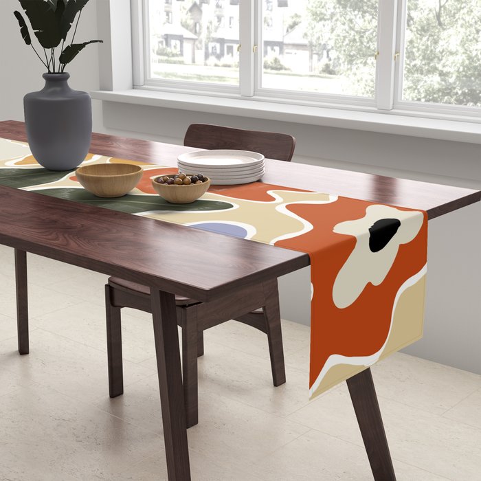 Mid-Century Garden II Table Runner Gallery Image 2