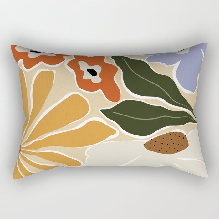 Mid-Century Garden II Rectangular Pillow Gallery Image 2
