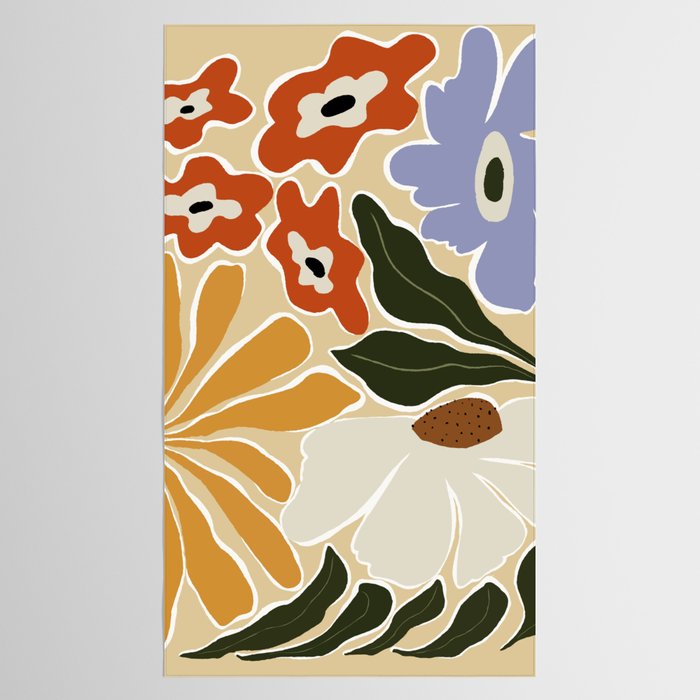 Mid-Century Garden II Tablecloth Gallery Image 2