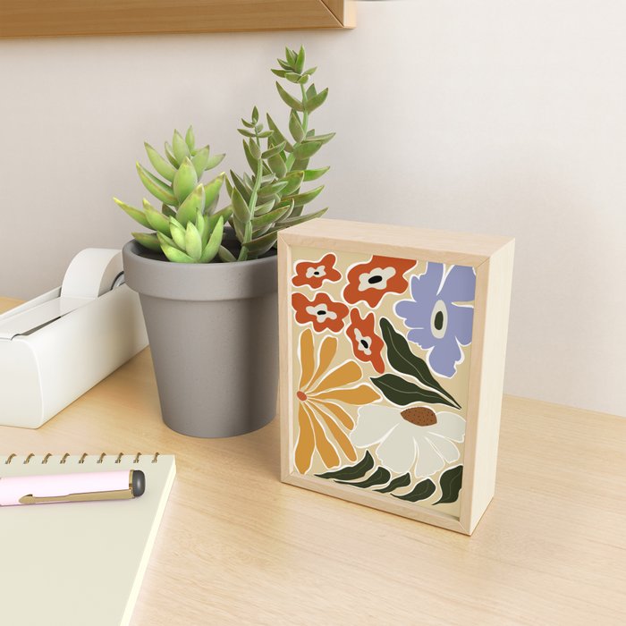 Mid-Century Garden II Mini Art Print Gallery Image 2