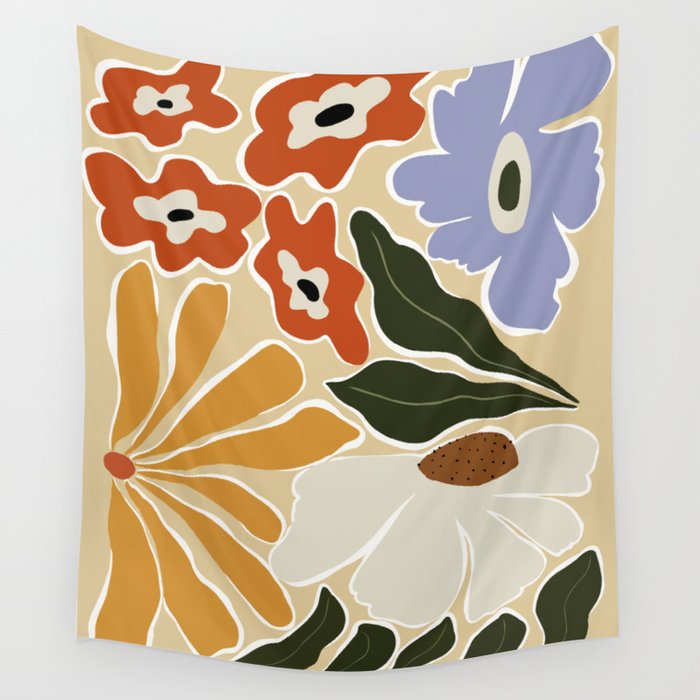 Mid-Century Garden II Wall Tapestry Gallery Image 4