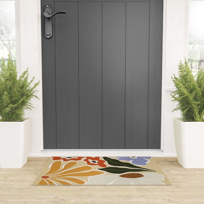 Mid-Century Garden II Welcome Mat Gallery Image 3