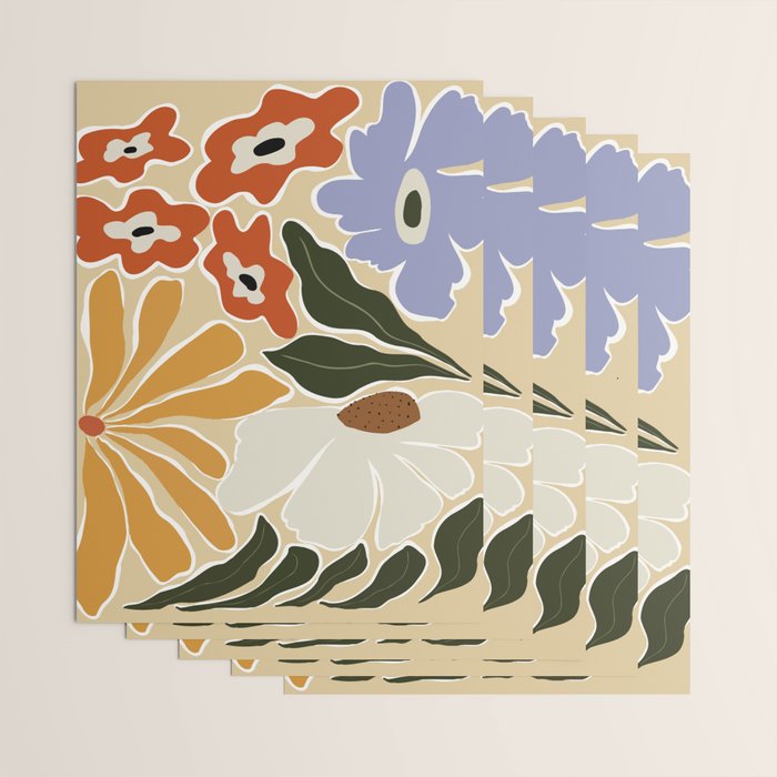 Mid-Century Garden II Wrapping Paper Gallery Image 3