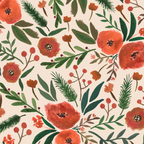 Christmas Floral Pattern Coffee Mug Gallery Image 2
