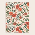 Christmas Floral Pattern Notebook Gallery Image 4