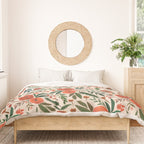 Christmas Floral Pattern Duvet Cover Gallery Image 3