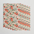 Christmas Floral Pattern Wrapping Paper Gallery Image 3
