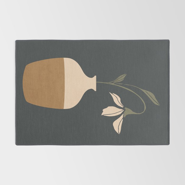 Minimal Abstract Art Vase Flower 9 Rug Gallery Image 2