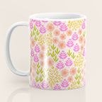 Retro Tropical Flora Pattern Coffee Mug Gallery Image 3