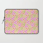 Retro Tropical Flora Pattern Laptop Sleeve Gallery Image 1