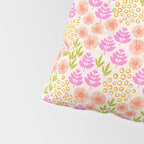Retro Tropical Flora Pattern Pillow Sham Gallery Image 4
