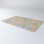 Botanical Garden - Peach, Lilac and Olive Green Rug Gallery Image 3