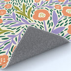 Botanical Garden - Peach, Lilac and Olive Green Rug Gallery Image 4