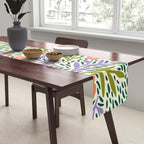 Botanical Garden - Peach, Lilac and Olive Green Table Runner Gallery Image 2