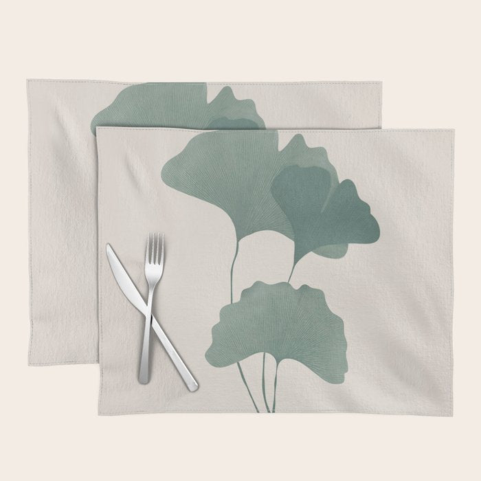 Ginkgo Leaves Placemat Gallery Image 1