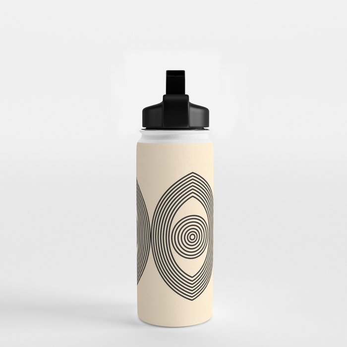 Abstraction_EYE_LINE_POP_ART_Minimalism_001X Water Bottle Gallery Image 2
