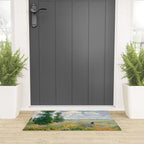 Poppy Fields near Argenteuil by Claude Monet Welcome Mat Gallery Image 3