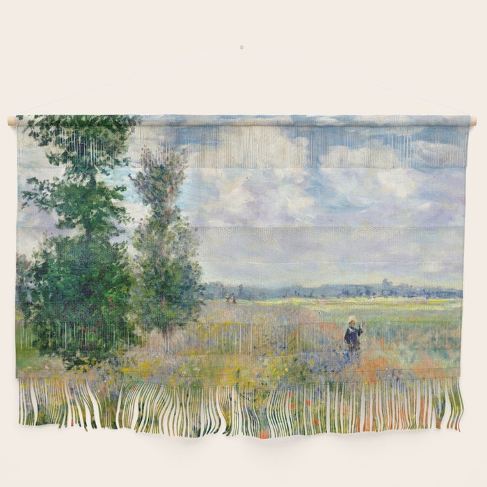 Poppy Fields near Argenteuil by Claude Monet Wall Hanging Gallery Image 1