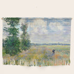 Poppy Fields near Argenteuil by Claude Monet Wall Hanging Gallery Image 1