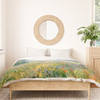 Poppy Fields near Argenteuil by Claude Monet Duvet Cover Gallery Image 3