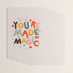 You Are Made Of Magic - colorful letters Wrapping Paper Gallery Image 3
