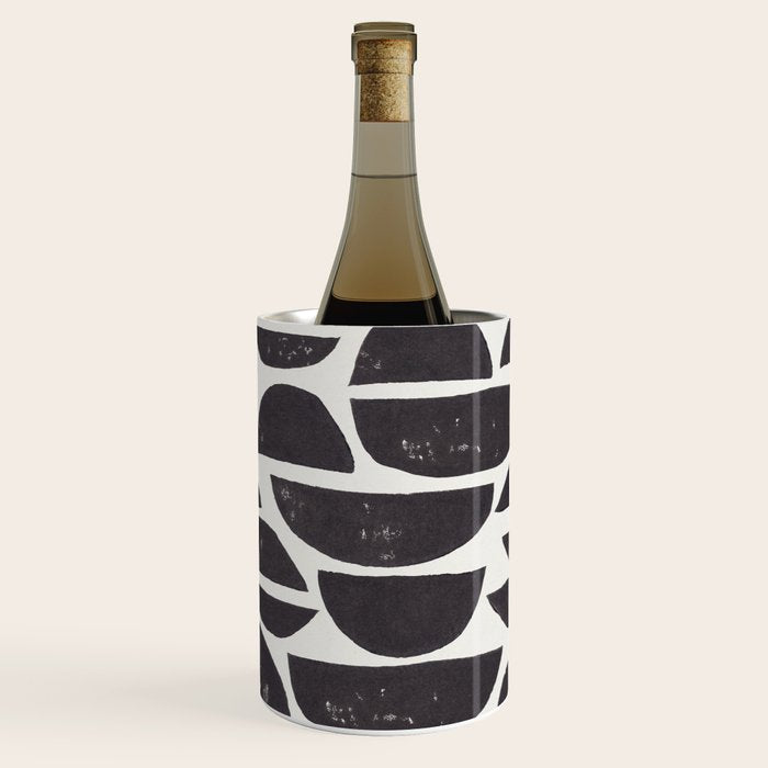 Abstract Linocut Pattern #4 Wine Chiller Gallery Image 1