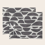 Abstract Linocut Pattern #4 Placemat Gallery Image 1