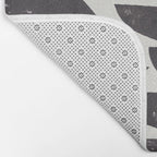 Abstract Linocut Pattern #4 Bath Mat Gallery Image 2