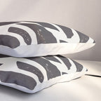 Abstract Linocut Pattern #4 Pillow Sham Gallery Image 3