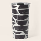Abstract Linocut Pattern #4 Travel Mug Gallery Image 1