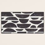 Abstract Linocut Pattern #4 Desk Mat Gallery Image 3