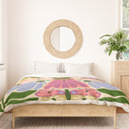 New Beginning - Floral Bird and Butterfly Duvet Cover Gallery Image 3