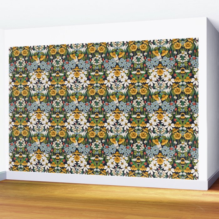 Beehaven in Bloom Wall Mural Gallery Image 2