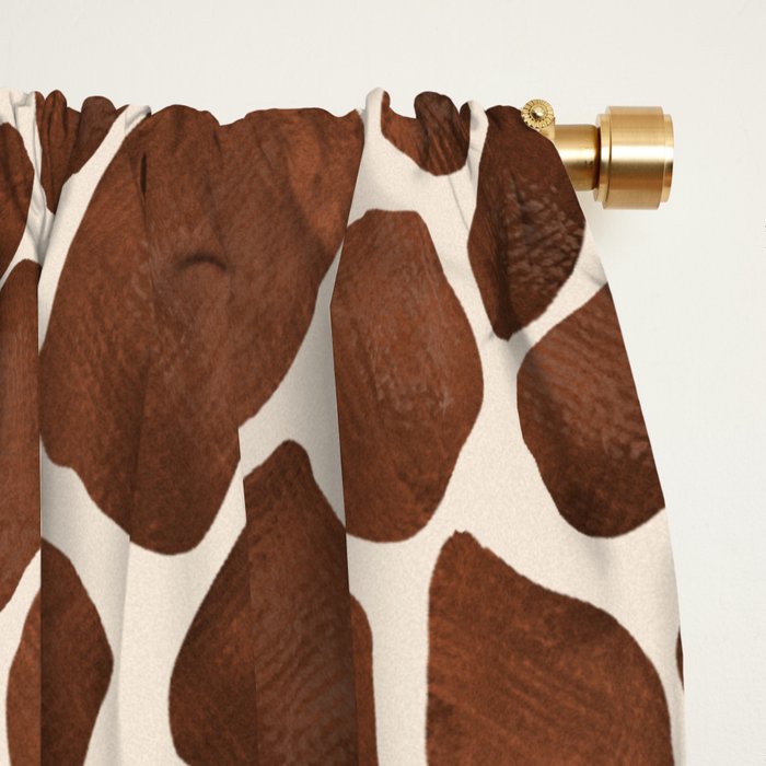 Modern giraffe print Window Curtain Gallery Image 2