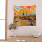 Desert Sun Wall Tapestry Gallery Image 2
