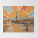 Desert Sun Throw Blanket Gallery Image 2