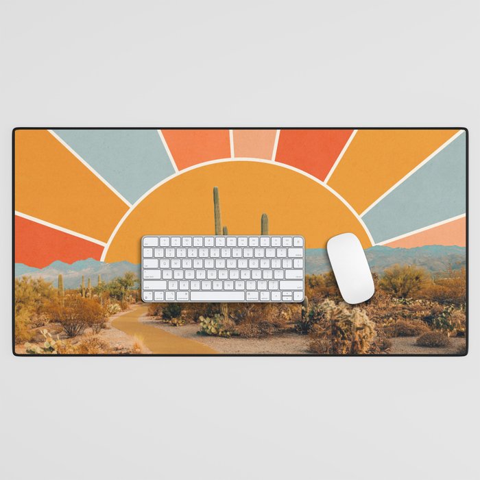 Desert Sun Desk Mat Gallery Image 1