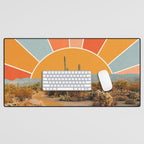 Desert Sun Desk Mat Gallery Image 1