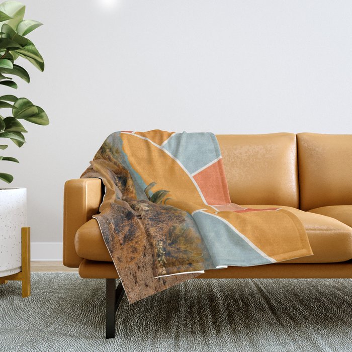 Desert Sun Throw Blanket Gallery Image 1