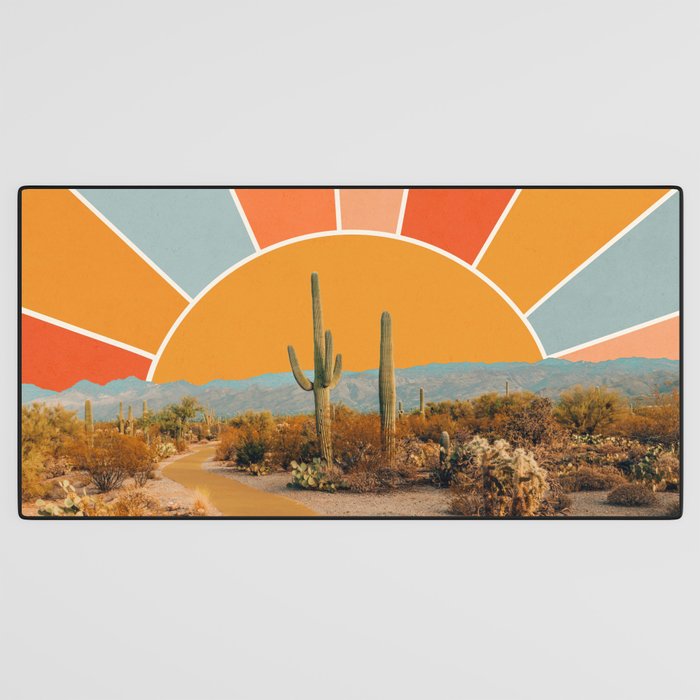 Desert Sun Desk Mat Gallery Image 3