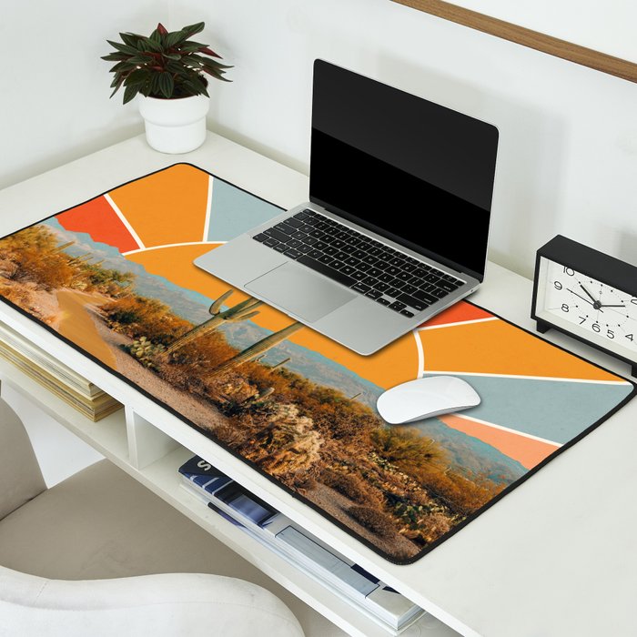Desert Sun Desk Mat Gallery Image 2