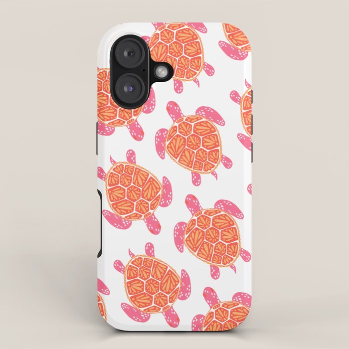 Sea Turtle - Melon Palette iPhone Case Gallery Image 1