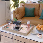 Vintage kitsch Pink Serving Tray Gallery Image 2