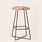 Vintage kitsch Pink Stool Gallery Image 1