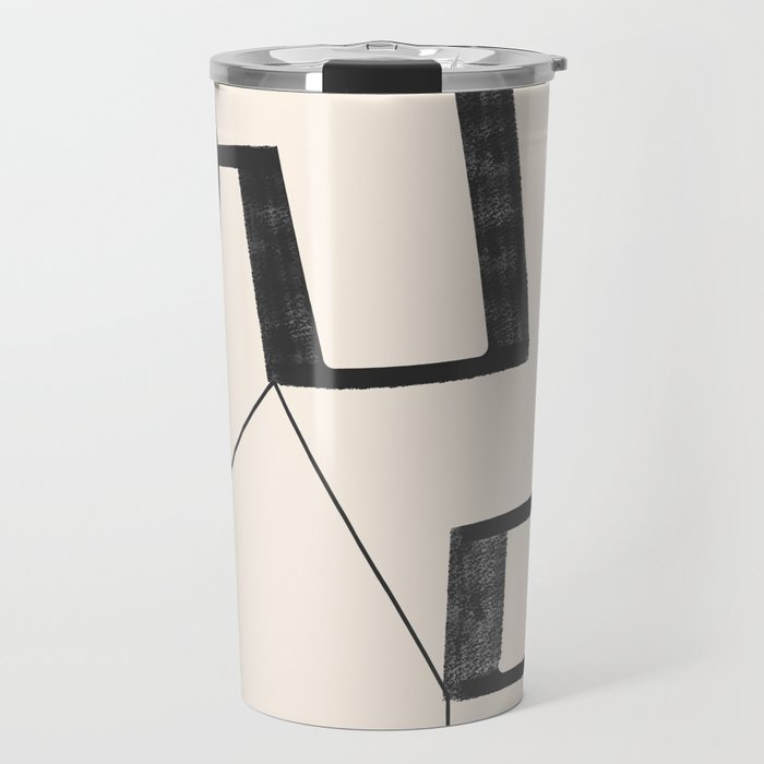 Abstract line art 29 Travel Mug Gallery Image 1
