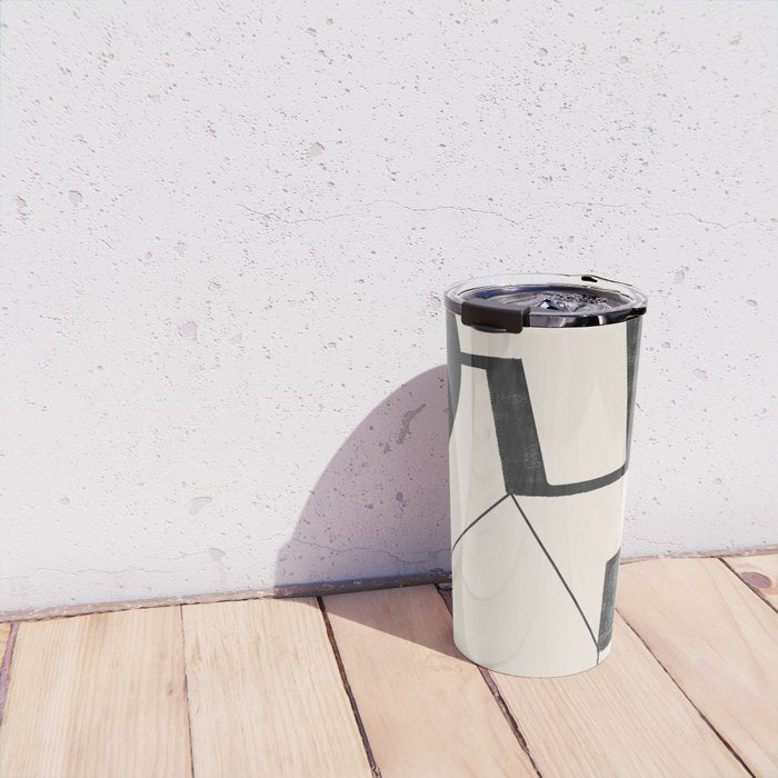 Abstract line art 29 Travel Mug Gallery Image 4