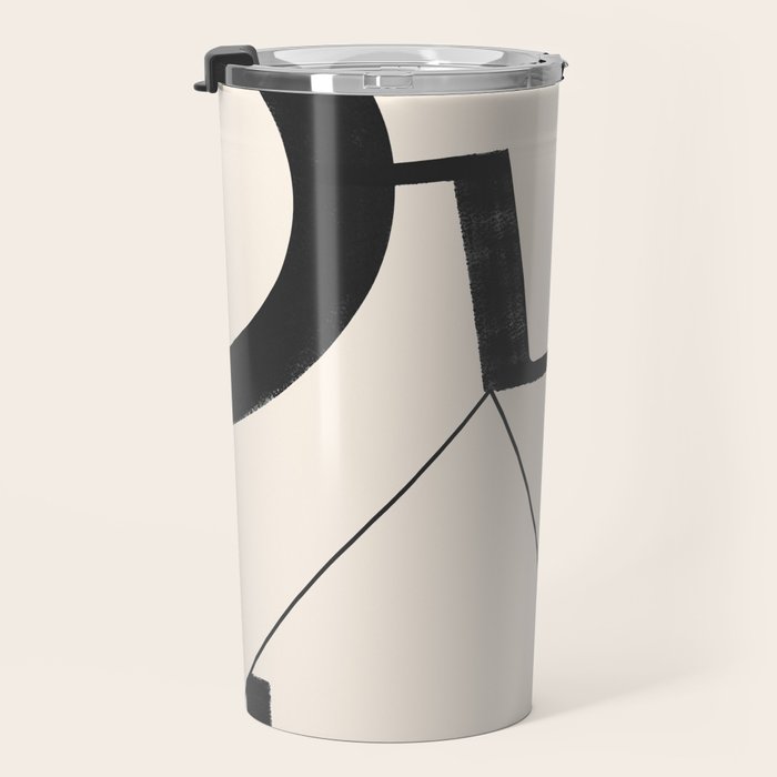 Abstract line art 29 Travel Mug Gallery Image 3