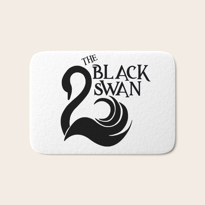 The Black Swan Bath Mat Gallery Image 1
