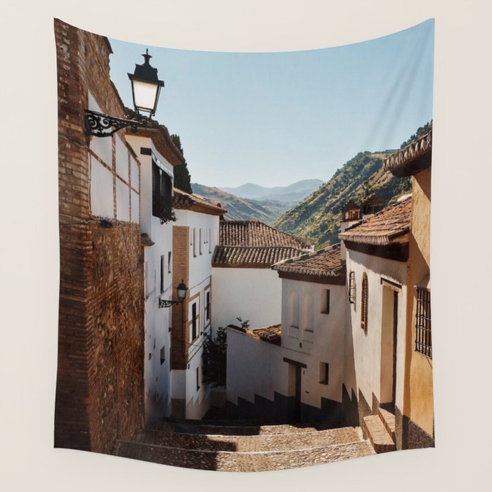 Good Day in Granada Wall Tapestry Gallery Image 1