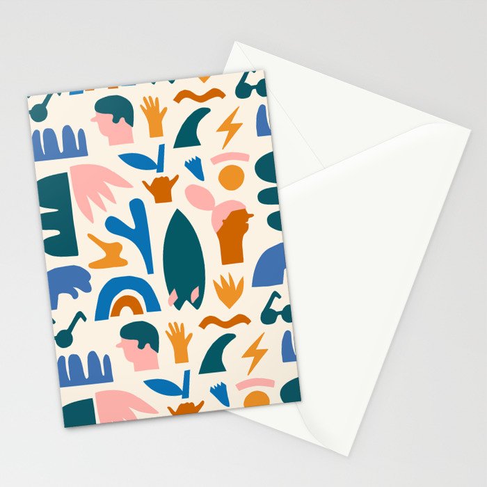 Vaya a la playa Stationery Card Gallery Image 2